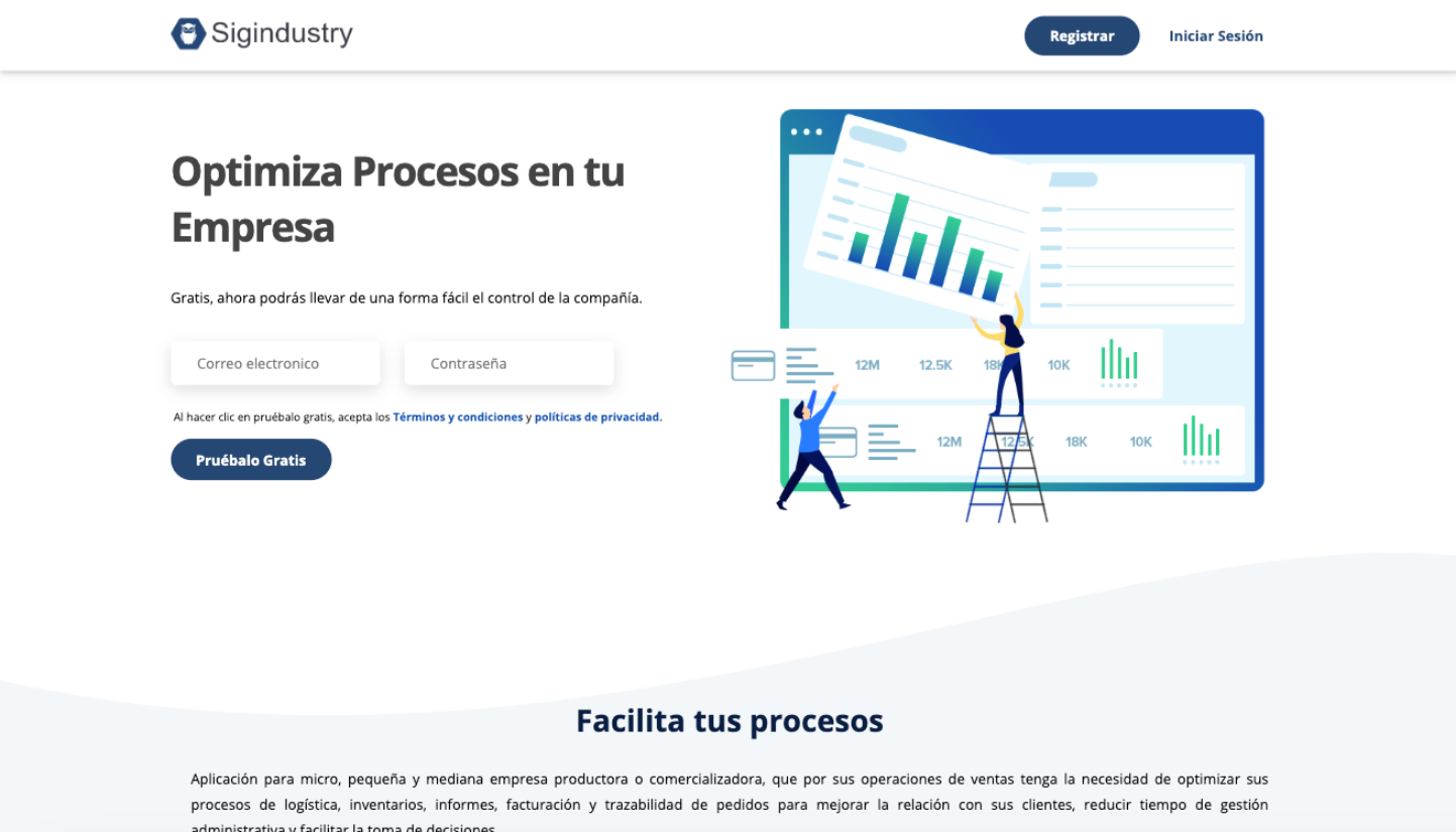 Vista de SIG para Orius Biotech